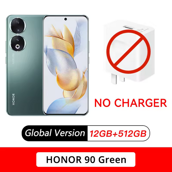 New Original Global Version Huawei Honor 90 REA-NX Snapdragon 7 Gen1 Accelerated Edition 6.7" AMOLED 2664×1200 200MP 4900mAh NFC