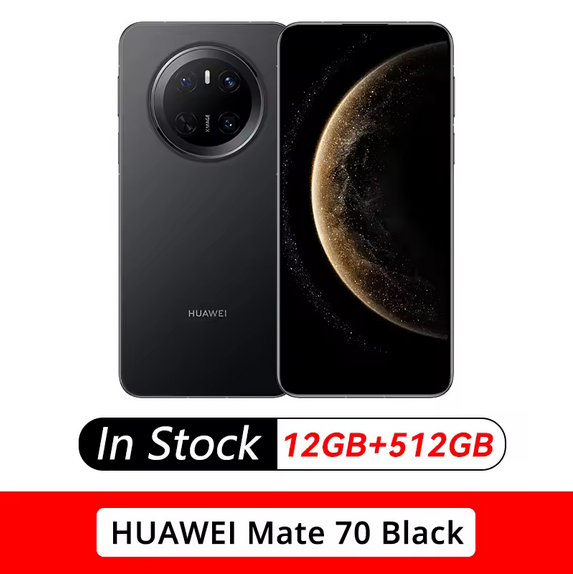 Original Huawei Mate 70 Cell Phone 50MP Rear Four Cameras 6.7" OLED 120Hz 5300mAh 66W Wired 50W Wireless HarmonyOS 4.3 NFC