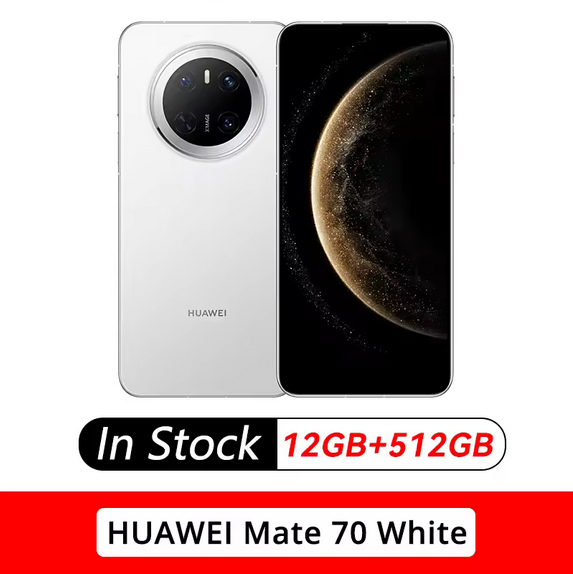 Original Huawei Mate 70 Cell Phone 50MP Rear Four Cameras 6.7" OLED 120Hz 5300mAh 66W Wired 50W Wireless HarmonyOS 4.3 NFC