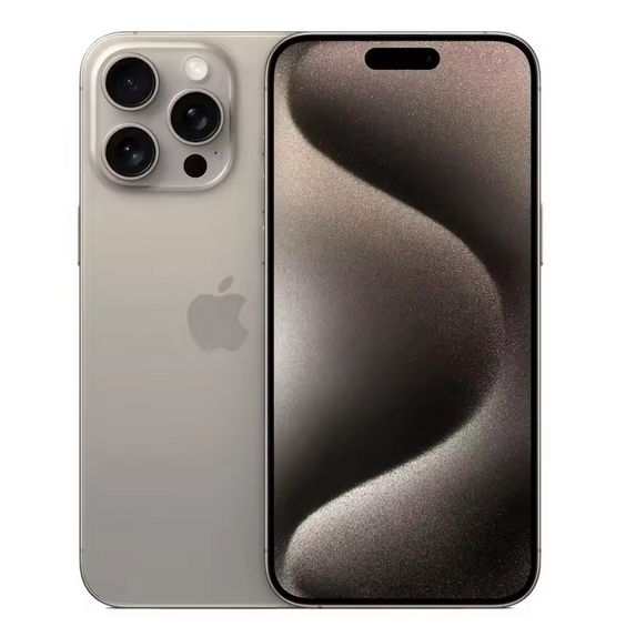 Original Smartphone 99% New Apple Iphone 15 Pro Max 6.7" OLED Display 48MP Camera, Dual SIM 4422mAh Battery(Renewed Premium)