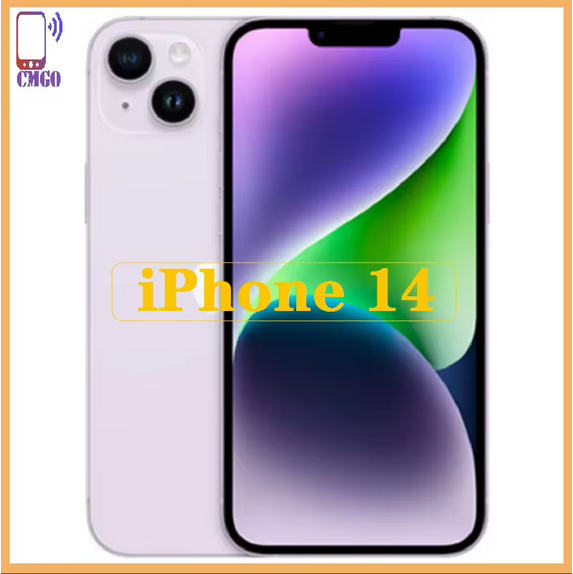Original Used Unlock Apple iPhone 14 128GB 256GB ROM 6GB RAM 6.1" OLED Face ID NFC A15 5G