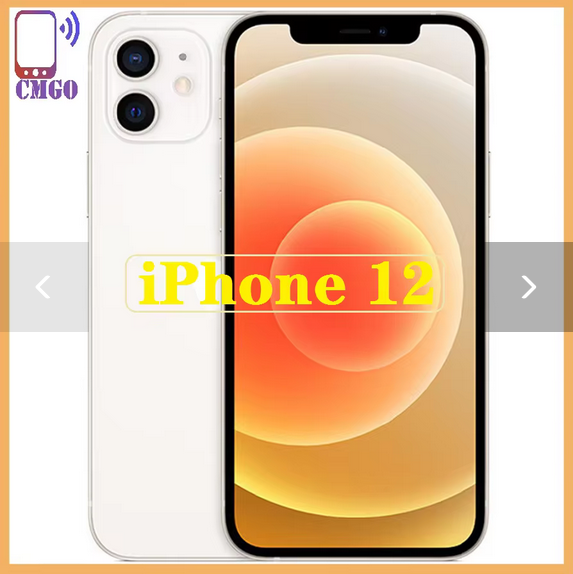 Original unlocked iPhone 12 5G LTE 6.1'' 4GB&64/128/256GB IOS A14 Bionic Dual 12MP Face ID iphone12