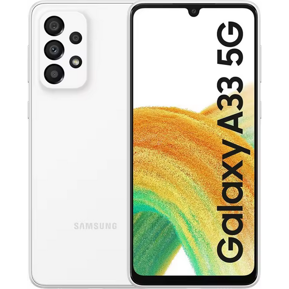 Samsung Galaxy A33 5G A336B A336B/DS 6.4" 6GB RAM 128GB ROM NFC Exynos 1280 Octa Core Original Unlocked Cell Phone