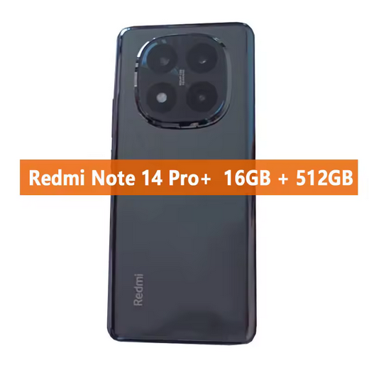 NEW Xiaomi Redmi Note 14 Pro Plus 5G Smartphone Snapdragon®7S Gen3 120Hz 6.67" 1.5K Display 50MP OIS 6200mAh Xiaomi HyperOS