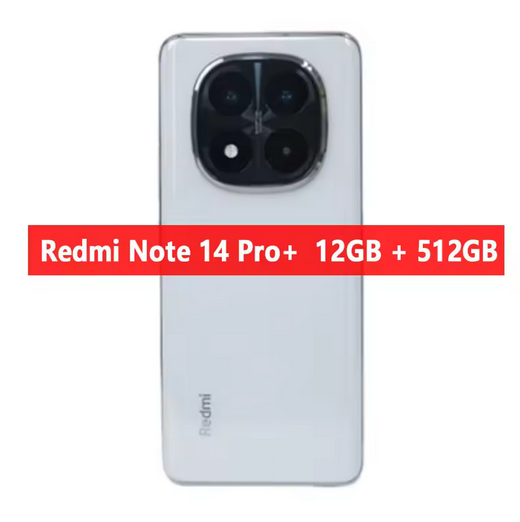 NEW Xiaomi Redmi Note 14 Pro Plus 5G Smartphone Snapdragon®7S Gen3 120Hz 6.67" 1.5K Display 50MP OIS 6200mAh Xiaomi HyperOS