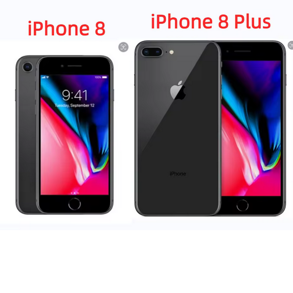 iPhone 8/iPhone8 Plus 8P 4.7'/5.5' Original Retina IPS LCD RAM 3GB ROM 64/256GB Hexa Core 12MP Fingerprint iOS 4G LTE Phone