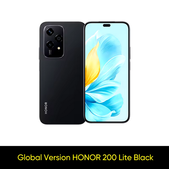 2024 Global Version HONOR 200 Lite 256GB ROM 5G Smartphone Mediatek Dimensity 6080 6.7'' 90Hz AMOLED Display 108MP Main Camera - Image 3