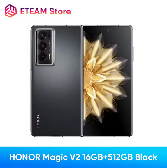 Global Version Honor Magic V2 smartphone 7.92" LTPO OLED 120Hz Snapdragon 8+ Gen 2 66W Super Charge 5000mAh 50MP Rear Cameras
