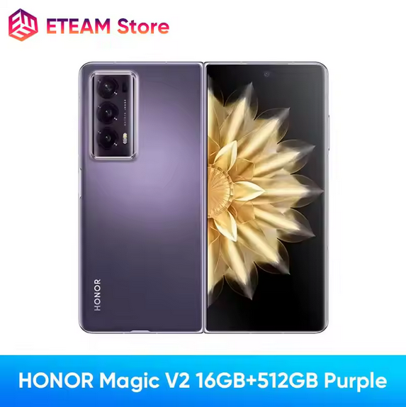 Global Version Honor Magic V2 smartphone 7.92" LTPO OLED 120Hz Snapdragon 8+ Gen 2 66W Super Charge 5000mAh 50MP Rear Cameras - Image 3