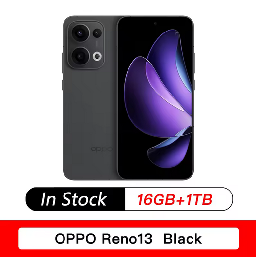 NEW OPPO Reno 13 5G Phone 50MP Rear Camera Dimensity 8350 6.59'' 120Hz AMOLED 5600mAh 80W SuperVOOC NFC OTA