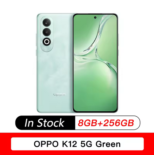 OPPO K12 5G NFC Snapdragon 695Octa Core Smartphone 6.67" 120HzOLED Screen 50MP Triple Camera5500mAh 8ow supervooC