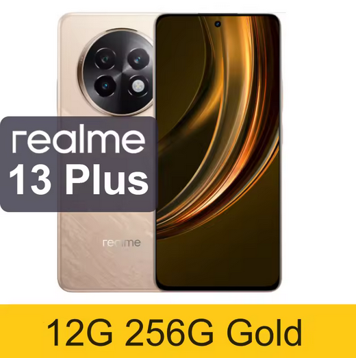 realme 13 Plus 5G Smartphone 5G Chipset 6.67"120Hz OLED Esports Display 80W SUPERVOOC Charge Support Multi-Language Google Play