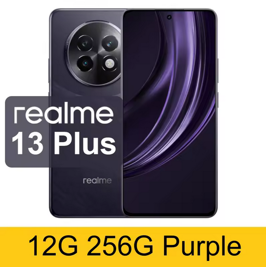 realme 13 Plus 5G Smartphone 5G Chipset 6.67"120Hz OLED Esports Display 80W SUPERVOOC Charge Support Multi-Language Google Play