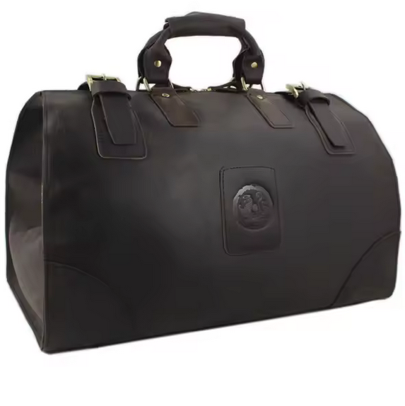 MUNUKI Vintage Crazy Horse Genuine Leather Travel bag Large Luggage bag men Leather duffle bag Large Weekend Bag Tote Big - Image 3