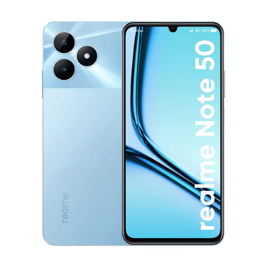 realme Note 50 6.74'' Large Display Screen Powerful 8-Core Smartphone 13MP AI Camera IP54 Waterproof 4890mAh Large Battery
