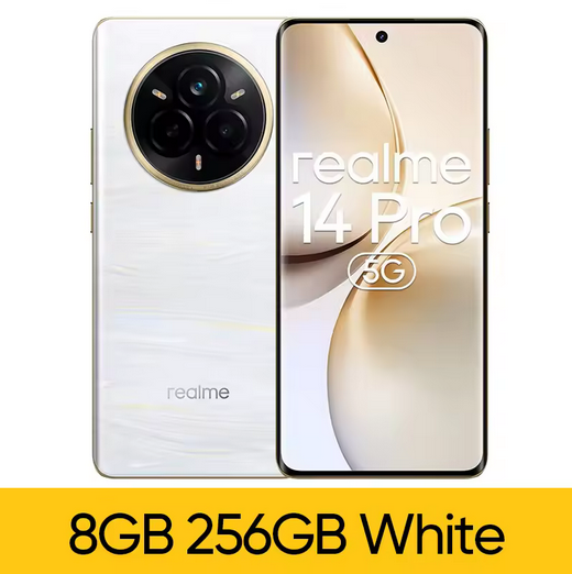 Global Version realme 14 Pro 5G Smartphone 6000mAh Battery 50MP Camera 6.77"120Hz OLED Curved Display 7300 Chipset - Image 4