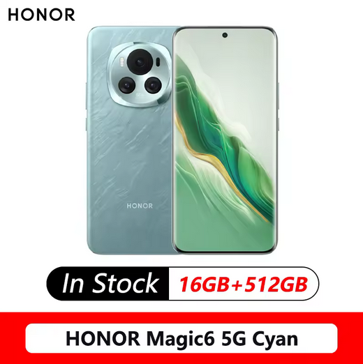 Original Honor Magic 6 5G Smart Phone Snapdragon 8 Gen 3 Octa Core 6.78" 5450mAh 66W 50MP Camera Support Google play store NFC - Image 6