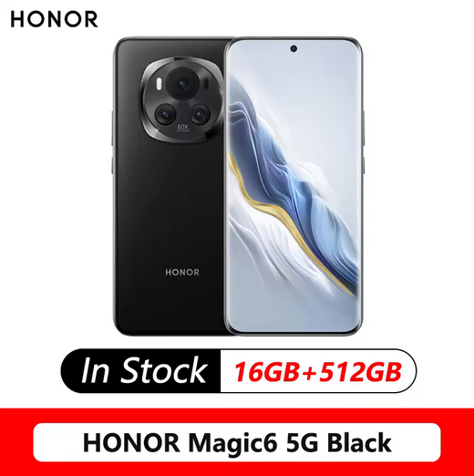 Original Honor Magic 6 5G Smart Phone Snapdragon 8 Gen 3 Octa Core 6.78" 5450mAh 66W 50MP Camera Support Google play store NFC - Image 5