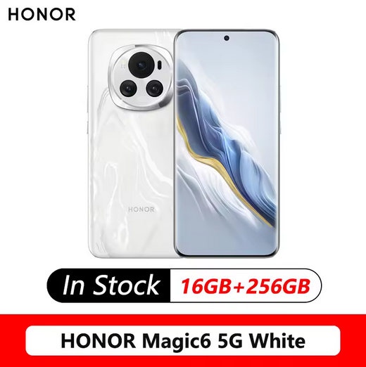 Original Honor Magic 6 5G Smart Phone Snapdragon 8 Gen 3 Octa Core 6.78" 5450mAh 66W 50MP Camera Support Google play store NFC