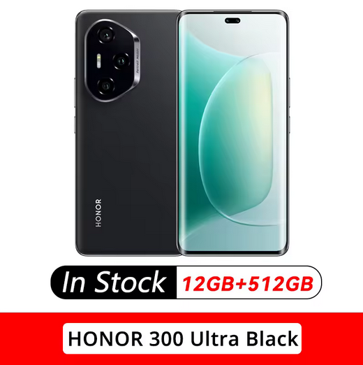 NEW Honor 300 Ultra 5G smartphone Snapdragon8 Gen3 6.78'' 120Hz AMOLED 50MP 5300mAh 100W Fast Charge OTA NFC